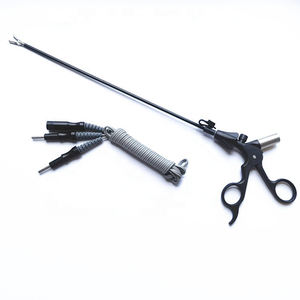 Gran oferta, pinzas bipolares curvas aisladas laparoscópicas de 5mm, Cable Manual de doble acción, base de instrumentos quirúrgicos - Product Image 5