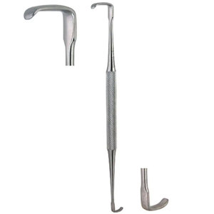 Retractor Ragnell de acero inoxidable de alta calidad, instrumentos quirúrgicos de 15,5 cm en ángulo recto delicados de doble extremo - Product Image 3