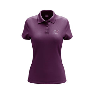 Direct Factory Sales High Quality Women's Polo Shirt Custom Slim Casual Spring Summer Printed Embroidered Logo Polyester Fabric - Product Image 5