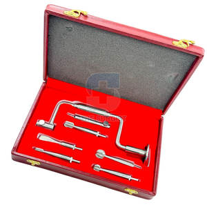 Ensemble de forets chirurgicaux Hudson Brace 7 pièces Instruments médicaux réutilisables pour les hôpitaux Ensemble d'instruments de précision Hudson Brace Drill - Product Image 2