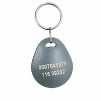 Cartes-clés de proximité RFID ABS avec impression de logo couleur, 125KHz EM4200, porte-clés RFID pour contrôle d'accès hôtelier