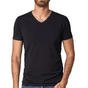 Camiseta de Hombre de Alta Calidad, 100% Algodón, Estilo Ringer, Impresión Personalizada, Peso Pesado, Hombros Caídos, Tejido de Punto, Estilo Formal - Product Image 2