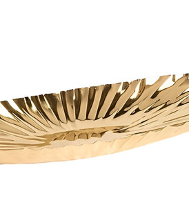 Plateau décoratif de luxe en métal doré pour le restaurant, l'hôtel et le mariage au meilleur prix de l'Inde - Product Image 4
