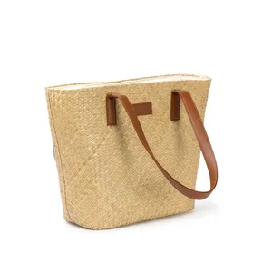 Borsa Tote in Paglia Iroko Personalizzata per Merchandising Promozionale - Product Image 2
