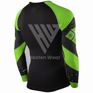 Private Labelling Customer Demands Sportswear Rash Guards High Quality Premium Selling O-Neck Dual Color Panel <b>Compression</b> <b>Shirt</b> - Product Image 6