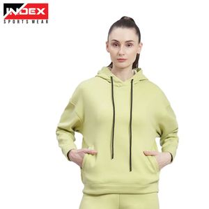 Nueva Llegada, Sudadera con Capucha de Algodón Personalizada para Mujer, Conjunto de Sudadera con Capucha y Pantalones Deportivos, Sudaderas Transpirables para Mujer - Product Image 4