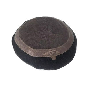 Peluca de Cabello Humano Rizado Doblemente Tramado, Remy Indio, de Los Ángeles, para Hombre, con Cinta Invisible, Tejido a Mano, TAZ BANGLADESH - Product Image 6