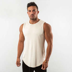 Novedad de verano, camiseta sin mangas deportiva para hombre, camiseta sin mangas de Fitness de secado rápido, camiseta sin mangas de gimnasio personalizada impresa al por mayor para hombre - Product Image 1