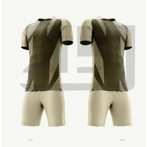 Conjunto Deportivo de Fútbol de Alto Rendimiento, Transpirable, 100% Poliéster, Personalizable, Camiseta y Pantalones Cortos para Entrenamiento y Partidos - Product Image 5