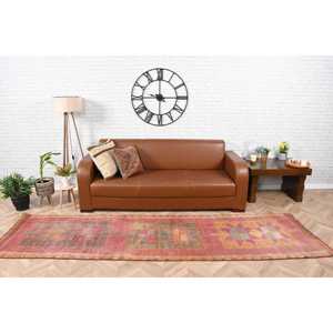 2.7x10.4 ft Rug, <b>Runner</b> Vintage Rug, <b>Red</b> Herki Floral Rug - Product Image 1