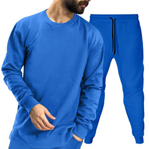 Tissu solide de haute qualité à la mode avec impression de logo personnalisé vêtements de sport pour hommes survêtement - Product Image 2