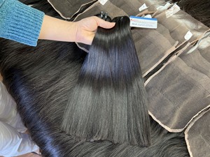 Extensiones de Cabello Humano 100% Natural de Alta Calidad, Grado Remy, Virgen, Doble Trama a Máquina, Súper Doble Trama, Cabello Rubio a Granel - Product Image 5
