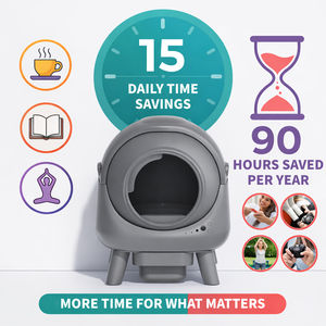 Bac à Litière Automatique et Intelligente pour Chats avec Nettoyage Automatique et Désodorisation - Product Image 3