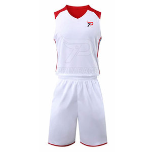 ชุดบาสเก็ตบอลแขนกุด โพลีเอสเตอร์ 100% ระบายอากาศ แห้งเร็ว ดีไซน์ใหม่ล่าสุด - Product Image 1