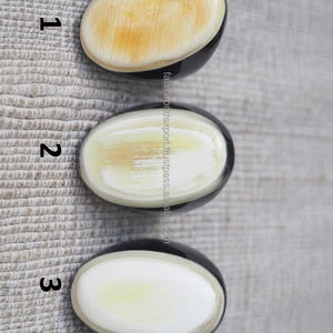 Bague en corne de buffle à rayures noires et blanches meilleure qualité bague en corne de buffle en corne naturelle bijoux de fête polis pour mariage - Product Image 1