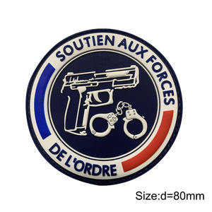 Écussons de sécurité brodés personnalisés, emblèmes, badges brodés pour accessoires d'uniforme - Product Image 3