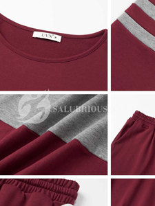 Prix de gros, meilleure qualité, ensembles de survêtement d'hiver à cordon élastique, patchs personnalisés, ensembles deux pièces très vendus pour femmes, 100% - Product Image 6