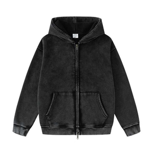 เสื้อฮู้ดผ้าฝ้ายหนาแบบมีฮู้ดขนาดใหญ่พิเศษกำหนดได้เอง - Product Image 1