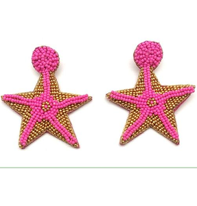 Pendientes Largos con Cuentas y Flores Bordadas Estilo Bohemio, Chapados en Oro, Hechos a Mano, Joyería de Fiesta, Estilo Exagerado - Product Image 1