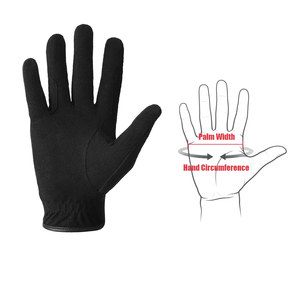 Gants d'équitation sur mesure Gants d'équitation unisexe en tissu microfibre respirant à quatre voies - Product Image 4