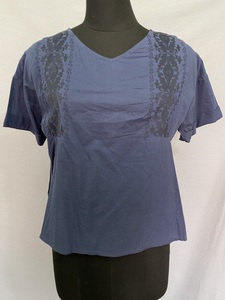 Beautifully Designed 100% Cotton Fabric Chest <b>Pad</b> Thin MIDI Linen Printed Dress V-neck Lounge Wear Night Dress <b>for</b> Women - Product Image 2