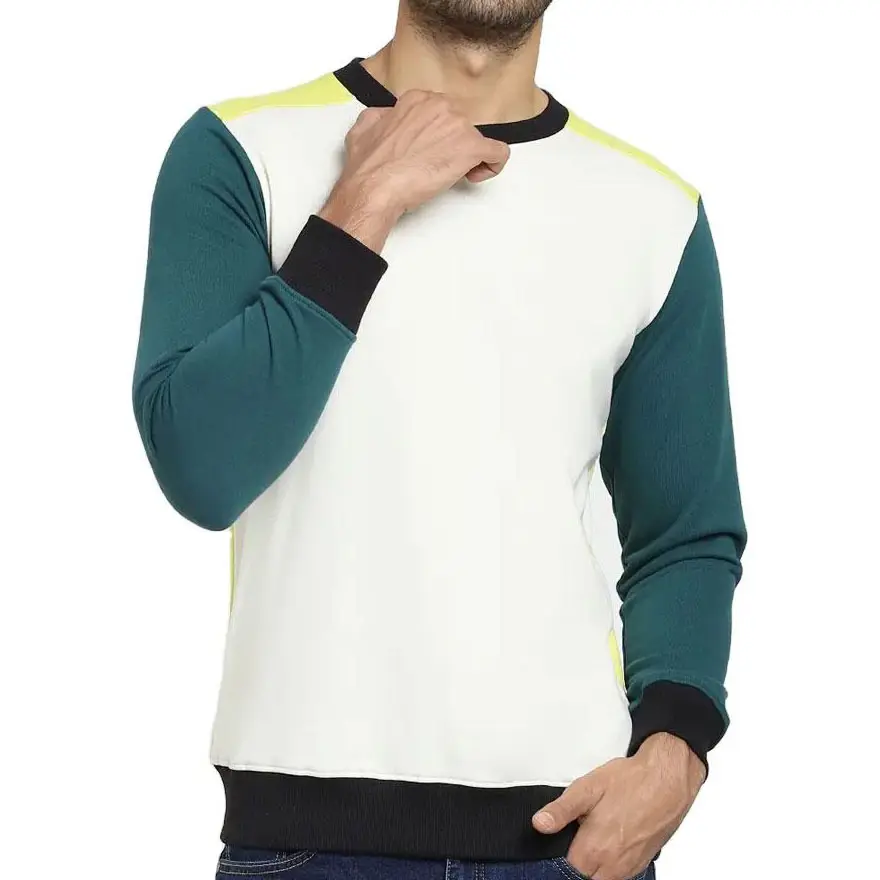 Custom Hoge Kwaliteit 100% Katoen Zachte Fleece Print Mannen Sweatshirt Mode Dragen Mannen Sweatshirts In Pakistan