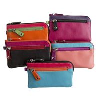 Porte-monnaie et portefeuille miniatures pour femmes en cuir PU de style vintage français avec clip métallique, pochette cadeau compacte FD0000201