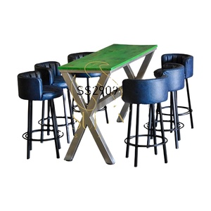 โต๊ะบาร์สไตล์อินเดียโต๊ะเฟอร์นิเจอร์ไม้ทึบดีไซน์เนอร์ทำด้วยมือล่าสุด - Product Image 1