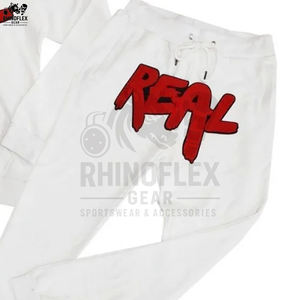 Conjuntos Deportivos Bordados Personalizados para Hombre, Color Sólido, 100% Algodón, Ropa Casual de Invierno, Logotipo Impreso, Conjuntos Deportivos Bordados - Product Image 3