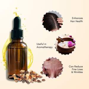 Aceite Esencial de Mirra 100% Puro con Árbol de Té, Aceite Aromático Cosmético Reafirmante y Nutritivo, Suministro al por Mayor desde India - Product Image 3