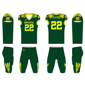 Uniformes de fútbol táctiles personalizados para jóvenes Diseño de estilo americano Bordado por sublimación y apliques Camiseta de fútbol americano - Product Image 6