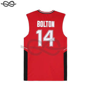 Suministro al por mayor de camisetas de baloncesto americanas baratas, camisetas de baloncesto bordadas para todos los equipos, ropa deportiva para fanáticos y equipos - Product Image 4