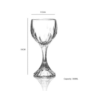 Verre à vin en verre de qualité assurée qui rehausse la valeur du savoir-faire dans la vinification, un équipement de bar fantastique à bas prix. - Product Image 5