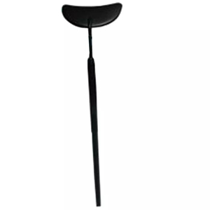 Miroir mural en acier inoxydable noir plaqué or pour extensions de cils, grande surface de visualisation, greffe de cils - Product Image 1