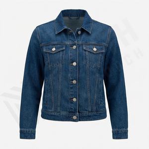 Fashion Women <b>Denim</b> <b>Jacket</b> For Winter Wear Wholesale Custom Design Women <b>Denim</b> <b>Jacket</b> Low MOQ Stylish Breathable Coat Outwear - Product Image 1