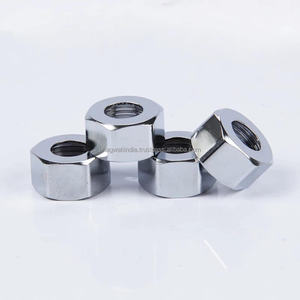 Écrous hexagonaux personnalisés de la meilleure qualité de l'usine indienne directe divers matériaux 1/4 3/8 1/2 tailles de filetage nickelé pour la plomberie de tuyau - Product Image 4