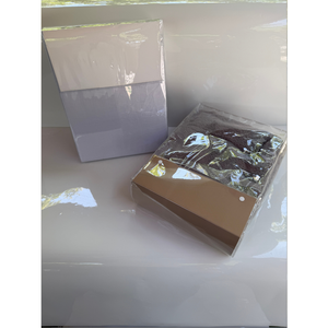 Sac en PVC à double couche avec soufflet sur 3 côtés, personnalisé, avec insert en carton, bouton pression en plastique ou en métal de qualité supérieure, pochette textile - Product Image 3