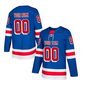 100% poliéster Hockey Jersey juventud barato Hockey desgaste sublimación equipo hockey sobre hielo Jersey con logotipo personalizado y Color - Product Image 4