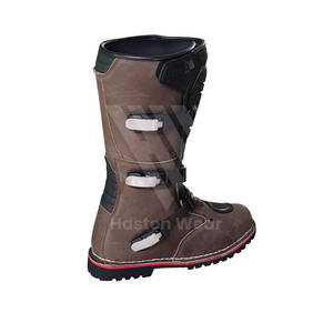 Nuevo estilo de cuero de vaca hecho para motocicletas, zapatos de carreras hechos a medida, zapatos de carreras para motociclistas, carreras, Motocross, zapatos de cuero - Product Image 5