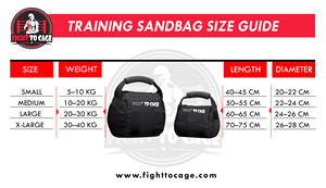 Sac de sable tactique 25 kg Strongman en tissu Oxford, absorption des chocs et résistance à la déchirure pour l'entraînement de boxe, sacs de frappe lourds - Product Image 6