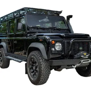 Giá rẻ sang trọng LHD khá được sử dụng cổ điển Land Rover Defender Pickup 4WD giá rẻ sử dụng xe ô tô để bán sẵn sàng để tàu gần tôi