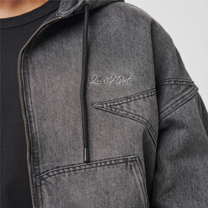 เสื้อฮู้ดสวมหัวโอเวอร์ไซส์ของผู้ชายเสื้อสเวตเตอร์พิมพ์ลายตามสั่งปักลายไซส์ใหญ่พิเศษจากโรงงาน - Product Image 6