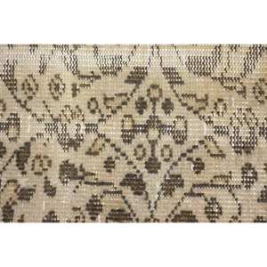 <b>Traditional</b> Beige Wool <b>Rug</b> 4.7 X 8.3ft Handmade Turkish Patchwork Rectangle <b>Rugs</b> <b>for</b> <b>Living</b> <b>Room</b> Bedside Hallway Latex Backing - Product Image 5