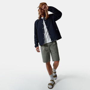 เสื้อโค้ชชายอเมริกันเสื้อแจ็คเก็ตแบบบางมี100% โอเวอร์ไซส์ผ้าไนลอนกระดุมแตรลมเป็นมิตรกับสิ่งแวดล้อม - Product Image 3