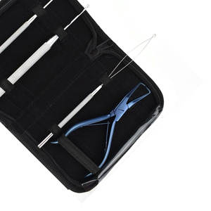 Kit de Pinzas para Extensiones de Cabello de Acero Inoxidable de Alta Calidad, Ligeras y Reutilizables, con Color Personalizado y Servicio OEM - Product Image 5