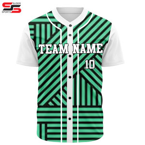 Maillot de baseball sublimé avec broderie pour hommes avec 100% maillots de baseball personnalisés - Product Image 3