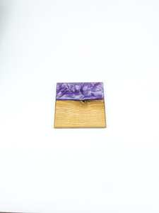 Coffret cadeau de luxe en résine avec feuille d'or, tapis de boisson époxy artistique pour emballage de qualité supérieure élégant - Product Image 5