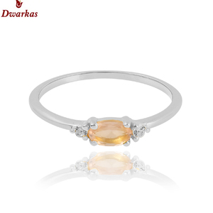 Wholesale healing stone Jewelry 925 sterling silver pink quartz <b>rings</b> with <b>CZ</b> gemstone for women - Product Image 2