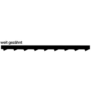 Blitz 13 cm No. 3 Medium White-Toothed Fret <b>Saw</b> Blade for Wood and Plastic Craft Projects by HAUNSTETTER - Product Image 1