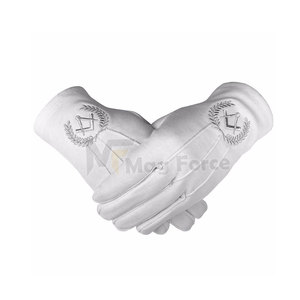 Gants de haute qualité en coton 100% blanc, respirants, durables, compatibles avec les écrans tactiles, pour toutes les saisons, avec logo personnalisé, meilleur prix - Product Image 3